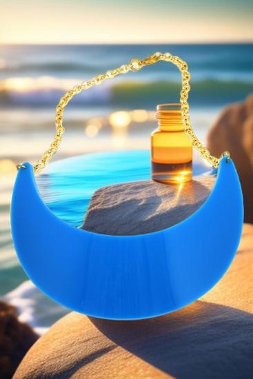 mavi plaj beach style özel tasarım kolye